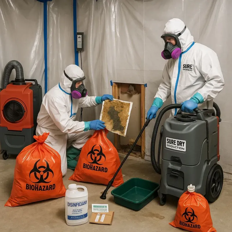 Contaminated Water Handling Protocols process in Moosup, CT